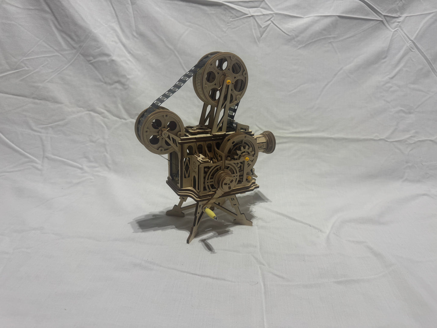 Wooded Manual Movie Projector