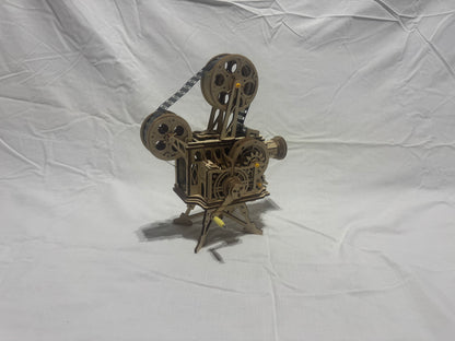 Wooded Manual Movie Projector