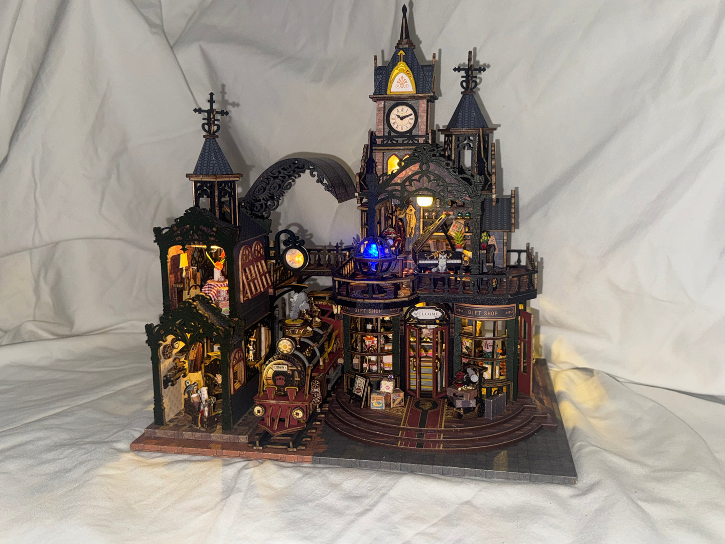 Rail-track Secluded City Train